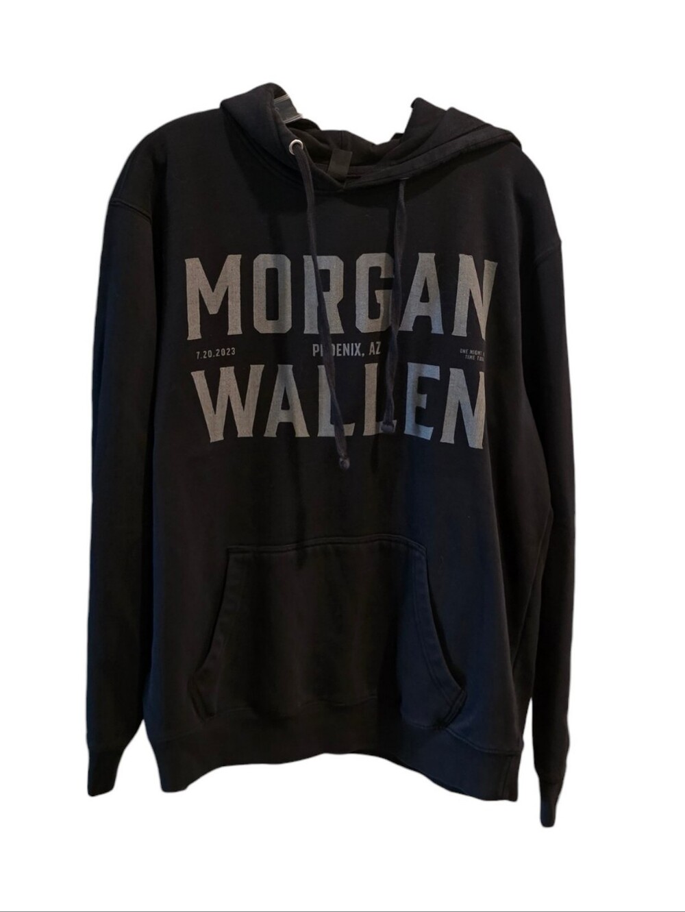 MORGAN WALLEN One Night At A Time Concert Hoodie Phoenix 100% Cotton 2023